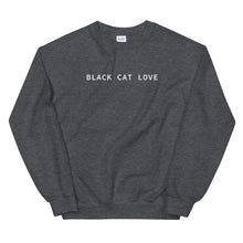 Load image into Gallery viewer, BLACK CAT LOVE | Unisex Sweatshirt