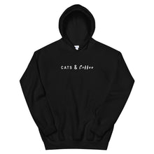 Load image into Gallery viewer, Cats & Coffee | Unisex Hoodie