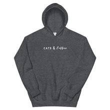 Load image into Gallery viewer, Cats & Coffee | Unisex Hoodie