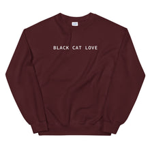Load image into Gallery viewer, BLACK CAT LOVE | Unisex Sweatshirt
