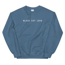 Load image into Gallery viewer, BLACK CAT LOVE | Unisex Sweatshirt
