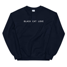 Load image into Gallery viewer, BLACK CAT LOVE | Unisex Sweatshirt