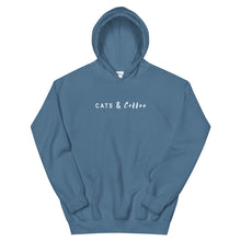 Load image into Gallery viewer, Cats &amp; Coffee | Unisex Hoodie